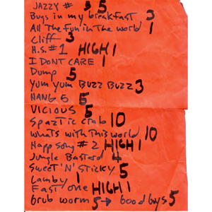 set list