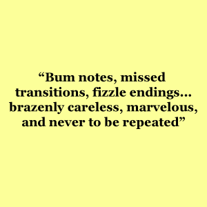 quote: brazenly careless